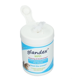 Glandex Wipes 75stk